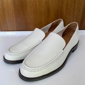 Everlane White Leather Loafers